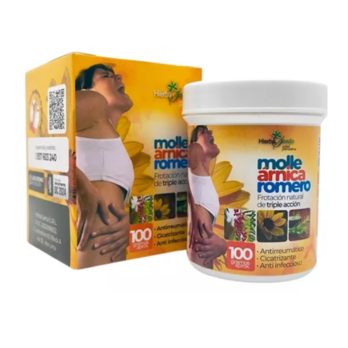 Molle arnica romero