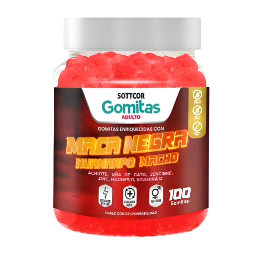 Maca Negra + Huanarpo Macho Gomitas Sottcor